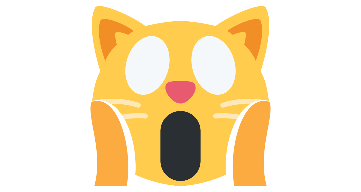 "🙀" 意味：疲れた猫 絵文字 (weary cat face emoji) | Let's EMOJI